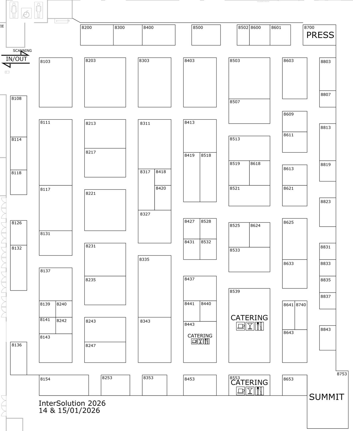 Plan du salon - InterSolution | Salon de l'énergie solaire | 14-15 janv. 2026 - Flanders Expo Gand