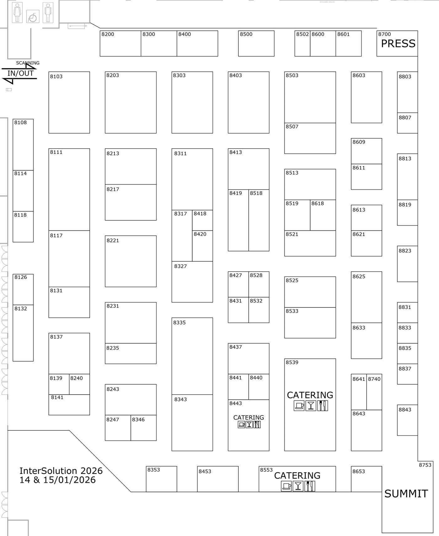 Plan du salon - InterSolution | Salon de l'énergie solaire | 14-15 janv. 2026 - Flanders Expo Gand