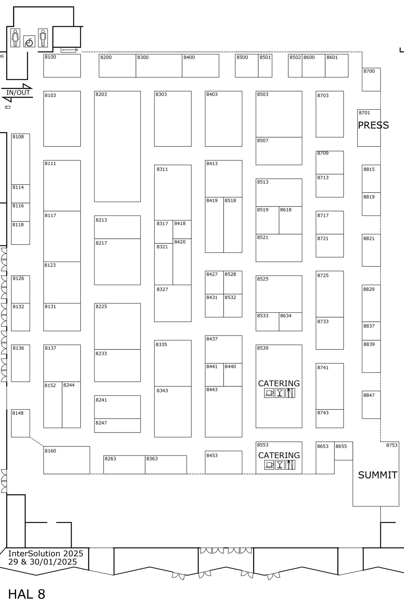 Exhibition map - InterSolution | Solar Energy Trade Fair | Jan 29-30, 2025 - Flanders Expo Ghent